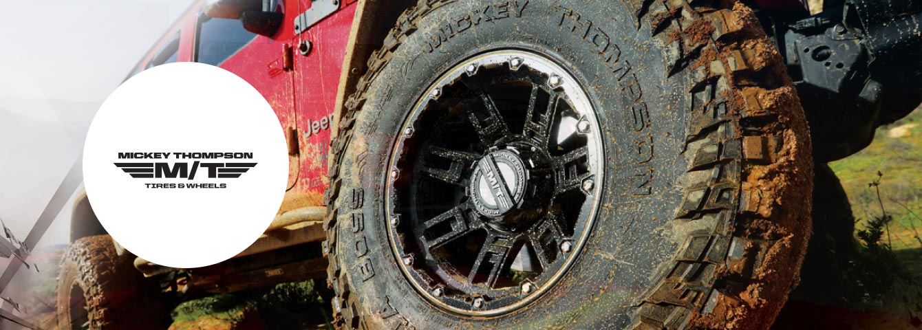 Save when you purchase four (4) select Mickey Thompson tires!