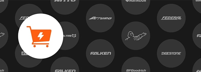 Save up to 40% on thousands of tires